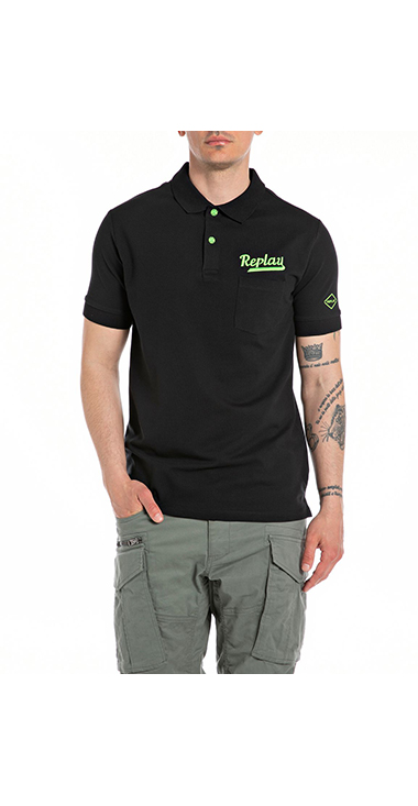 コットンピケポロシャツREPLAY